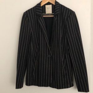 3for$30| NÜMPH Pinstriped single-button blazer
